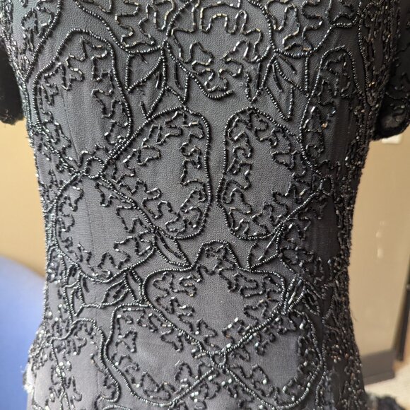 Lori M Collection Black Formal Gown - Picture 9 of 10